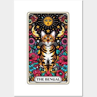 Bengal  Cat Tarot Card Posters and Art